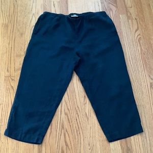 J Jill love linen cropped pants